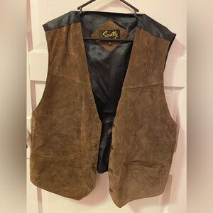 Men’s brown vest size 2x